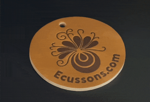 Ecusson cuir