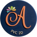 Ecussons PVC 2D Personnalisés | Gomme Relief Plat dès 1 Pièce